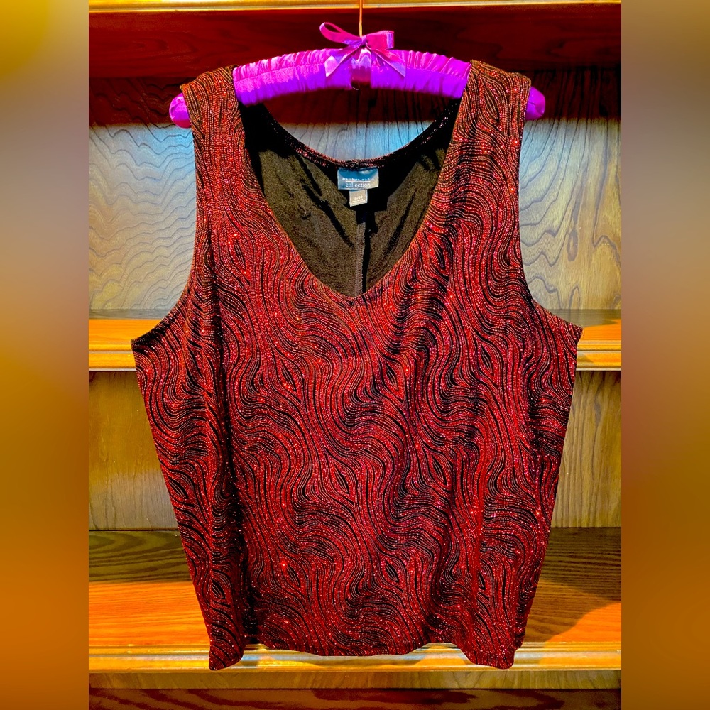 Red dressy blouse